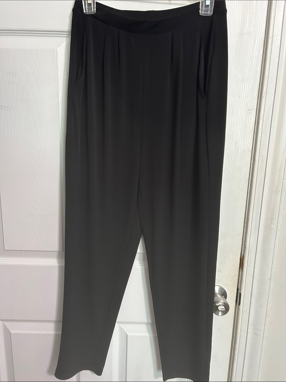 Zenana Outfitters Black Pull-On Pants with Elastic Waist